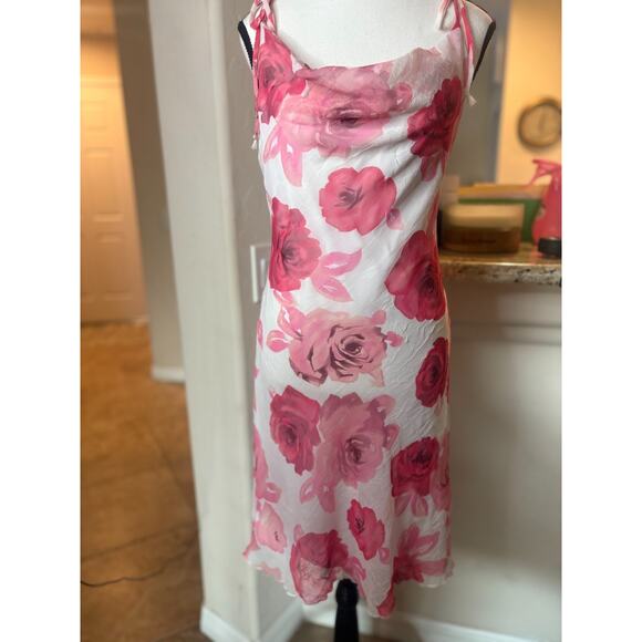 City Triangles Juniors Floral Y2K Vintage Dress Size 7/ Women's SM-MED 2-6 - Picture 2 of 5